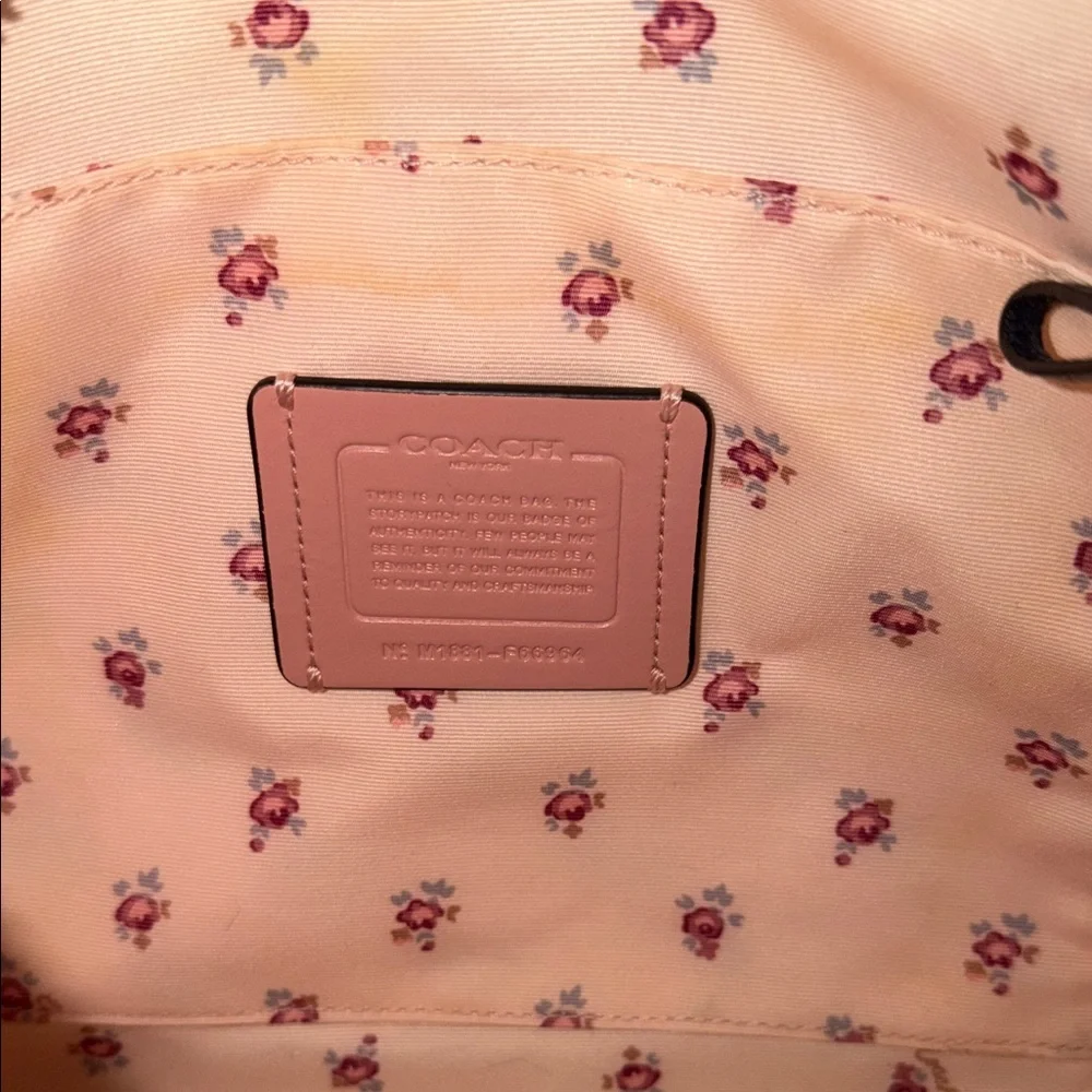 Coach Navy Denim Shoulder Bag - Picture 8 of 10